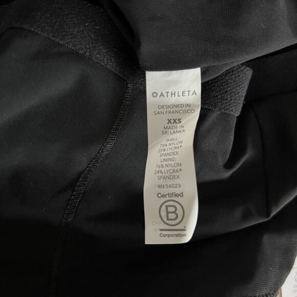 NWT - XXS - Athleta - Black/Pink - ASYM ColorBlock One Piece Swimsuit - Picture 7 of 7